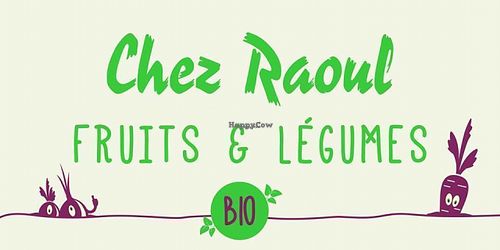 sign at Chez Raoul Fruits et Legumes in Charleroi