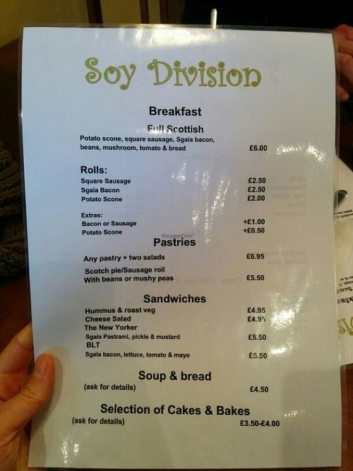 Affordable and consistently high quality. at Soy Division in Glasgow