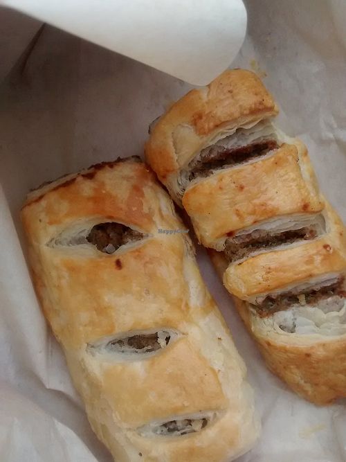 Sausage rolls at Soy Division in Glasgow