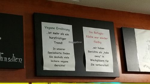 Vegan is more than a trend!  at Refugio in Unna