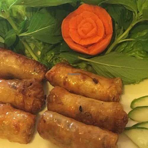 spring rolls at Viet An in Ho Chi Minh City