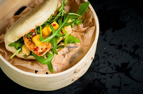 Vegan Bao at Fokim in Warsaw