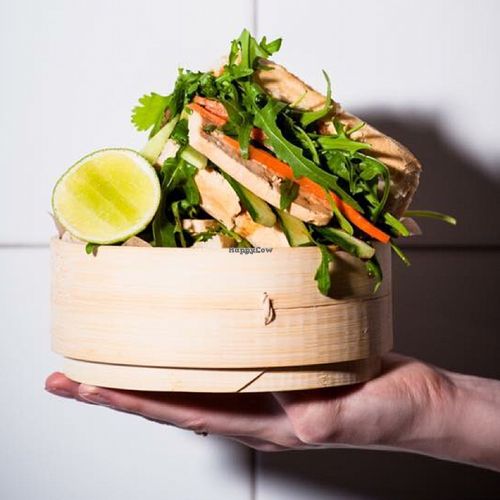 Vegan Banh Mi at Fokim in Warsaw