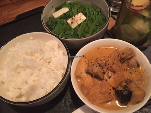 soya cheese and tofu stew set at The Fig Lounge & Coffee in Ho Chi Minh City