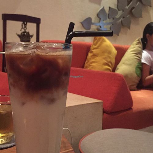 soya latte at The Fig Lounge & Coffee in Ho Chi Minh City