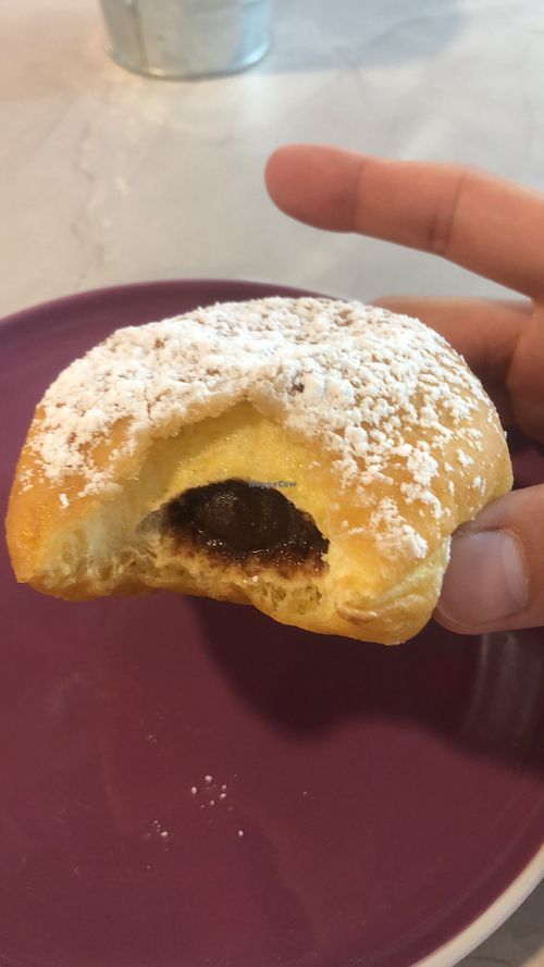 Nutella donut   at Frambuesa Pastelería Vegan in Bogota