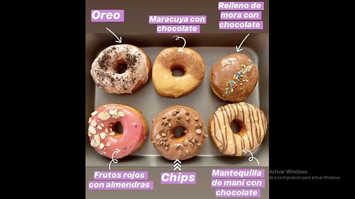 Frambuesa Donnuts at Frambuesa Pastelería Vegan in Bogota