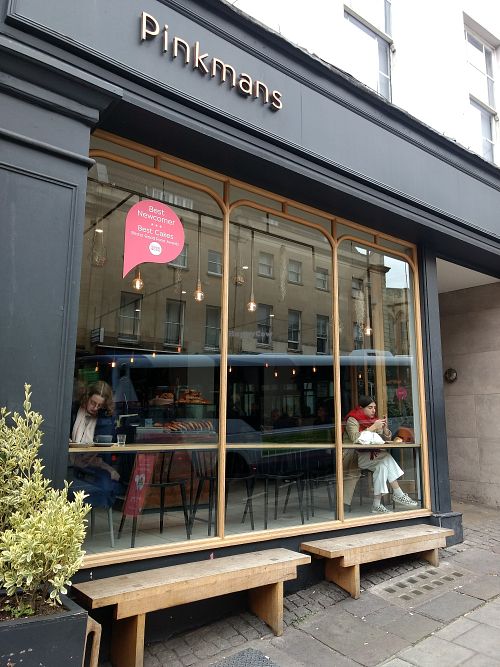Here at Pinkmans in Bristol