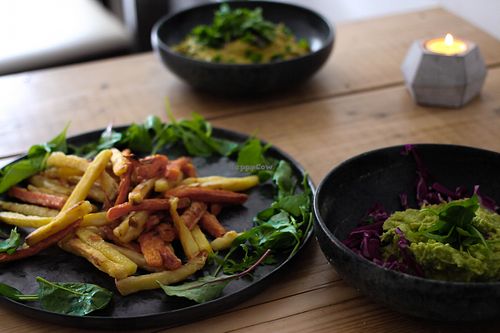 Healthy fries at Hope Organic in Copenhagen
