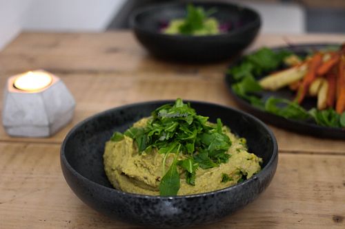 Hummus at Hope Organic in Copenhagen