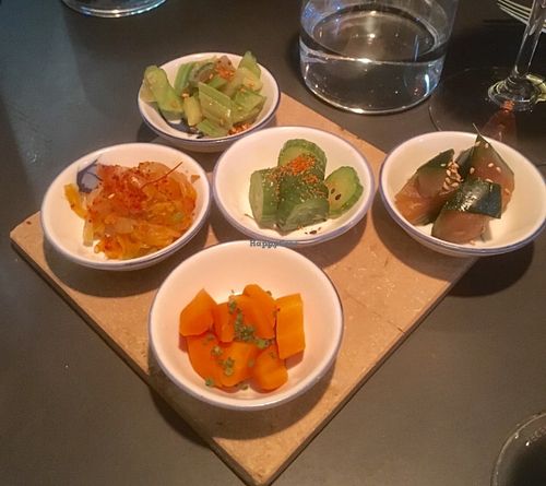 Tsukemono - vegan pickled veggies at Shibumi in Stockholm