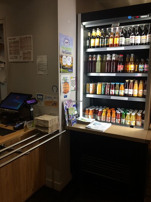 Part of the drinks (they also have homemade juice) at Pique-Prune Snacking in Rennes