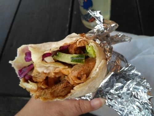 vegan kebab at What The Pitta in London
