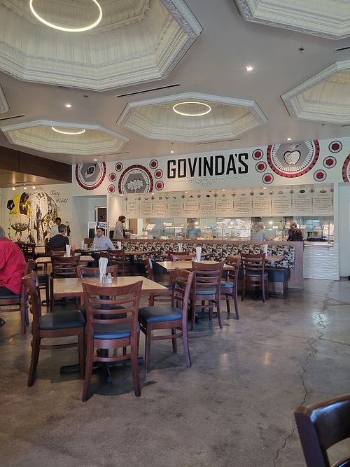 Inside at Govinda's in Houston