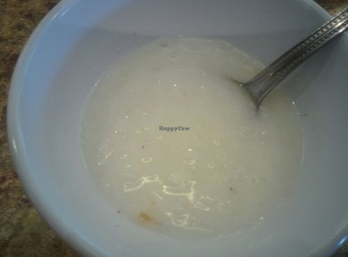 Rice pudding at Govinda's in Houston