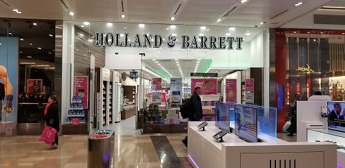 Outside at Holland & Barrett - Westfield in East London