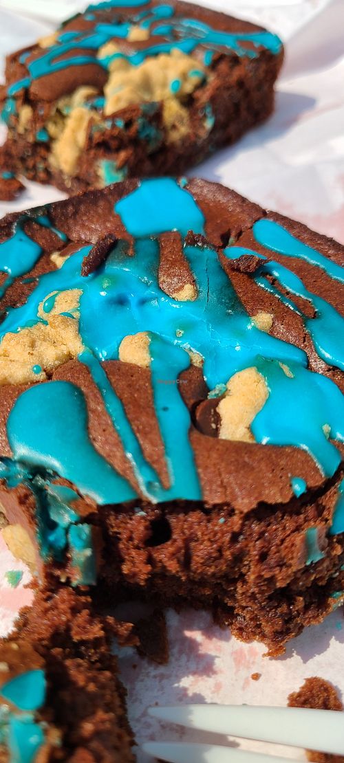 Cookie Monster Brownie at Jennifer Lee's Gourmet Bakery in Boston