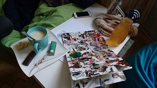 Hot chocolate with peanut butter at Papaya Saftbar - Mobile Juice Bar in Villach