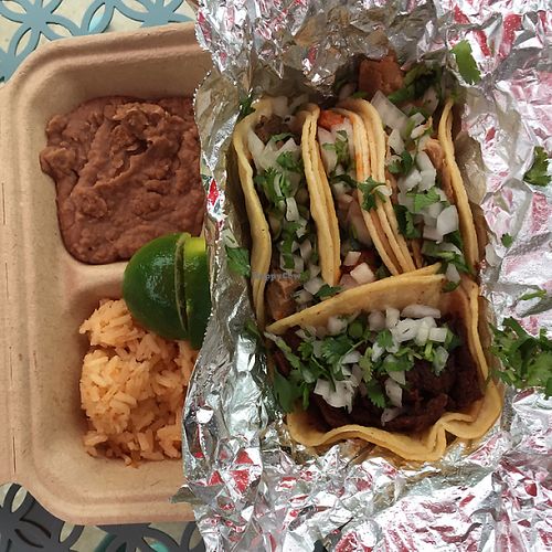tacos to go at El Palote Panaderia in Dallas