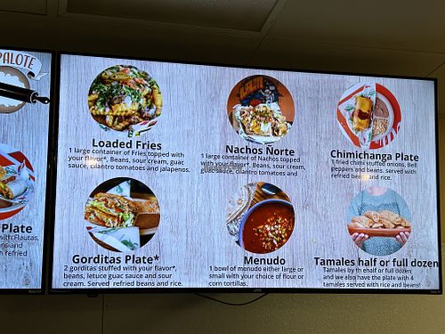 Menu   at El Palote Panaderia in Dallas