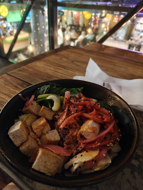 Tofu dish at Zao Street Kitchen in Oerebro