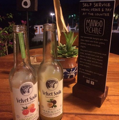 sodas at Mango y Chile in Bacalar