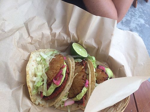 maya tacos at Mango y Chile in Bacalar