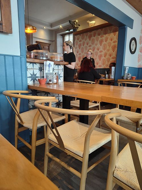 Interior seating at Pier House Bistro in Beaumaris