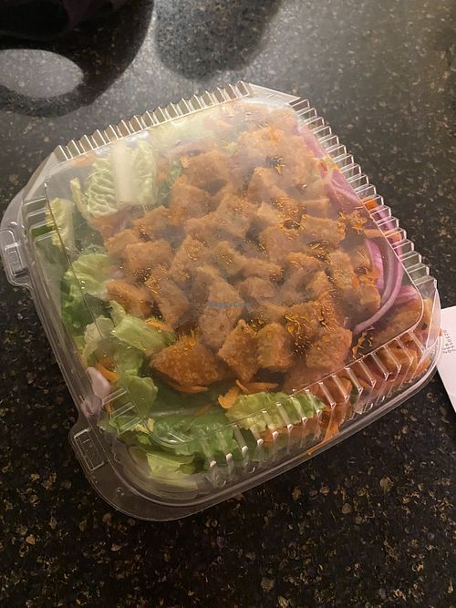 Vegan Buffalo salad  at That Pizza Place in Levittown