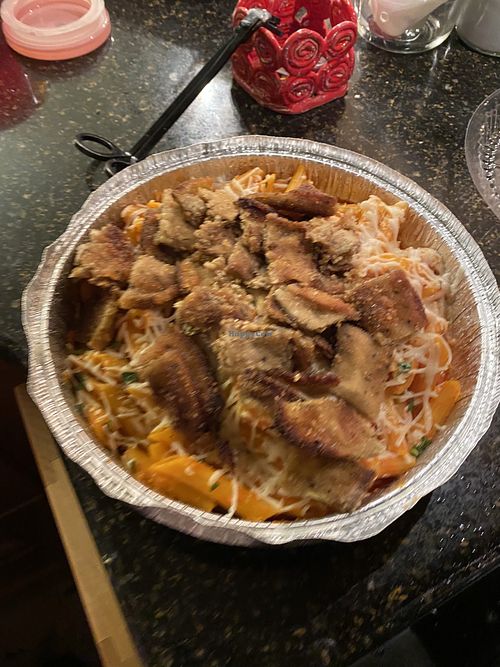 Vegan baked ziti Siciliano   at That Pizza Place in Levittown