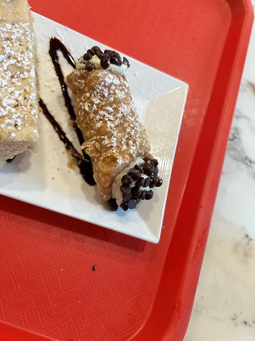 Vegan cannoli   at That Pizza Place in Levittown