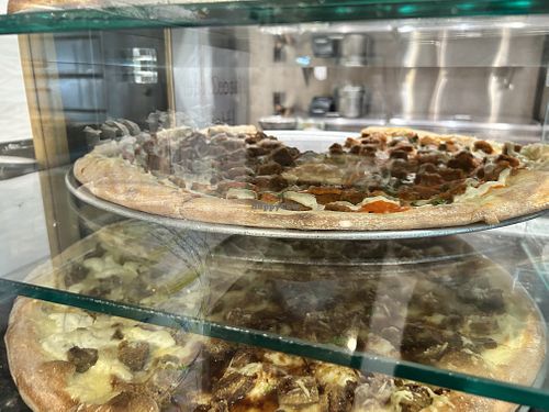 Vegan specialty pie  at That Pizza Place in Levittown