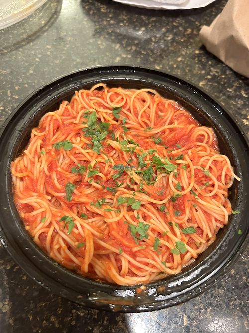 Sauce with angel hair  at That Pizza Place in Levittown