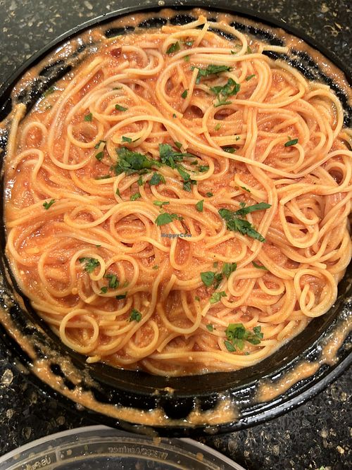 Vegan vodka sauce with angel hair   at That Pizza Place in Levittown