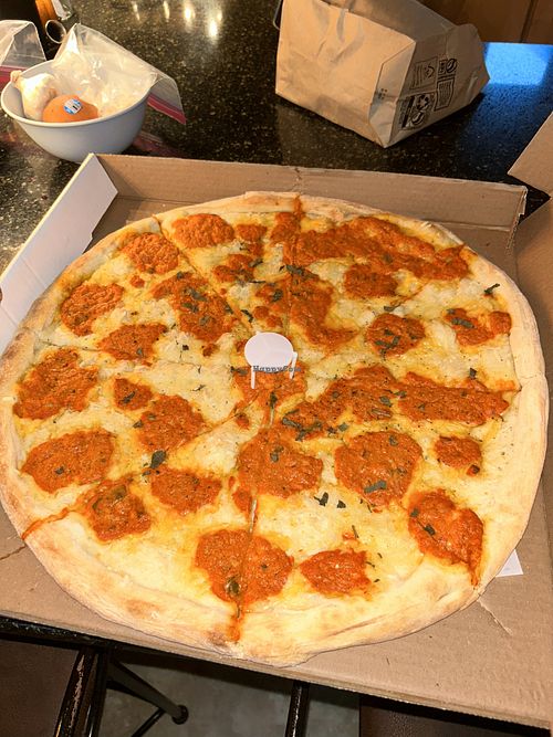 Vegan vodka pie  at That Pizza Place in Levittown