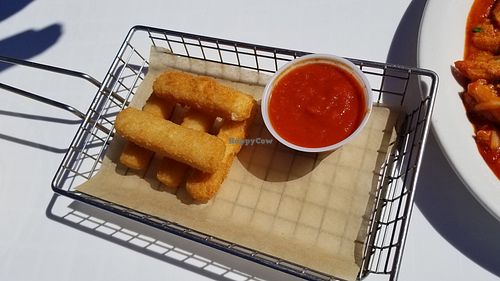 Vegan Mozzarella sticks at That Pizza Place in Levittown