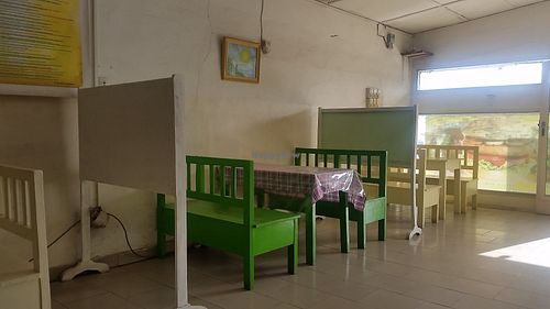 Inside March 2018 at Loving Hut in Cotonou