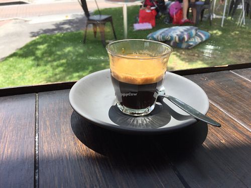 coffee at Mr Black Juicery in Berwick