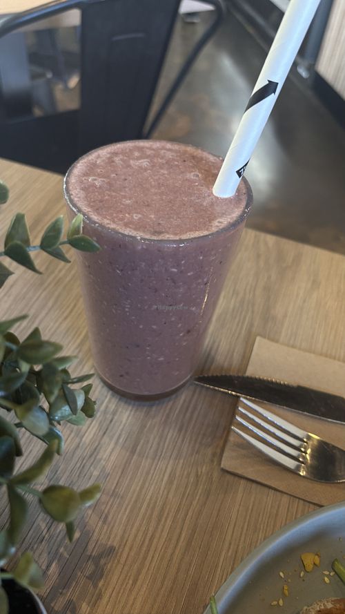 Cherry ripe smoothie  at Mr Black Juicery in Berwick