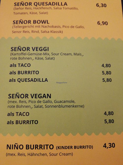 Taco/Burrito at Senor Taco in Bayreuth