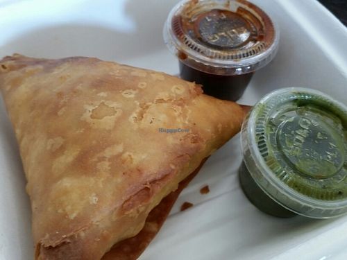 samosa to go at Samosa House in Santa Monica