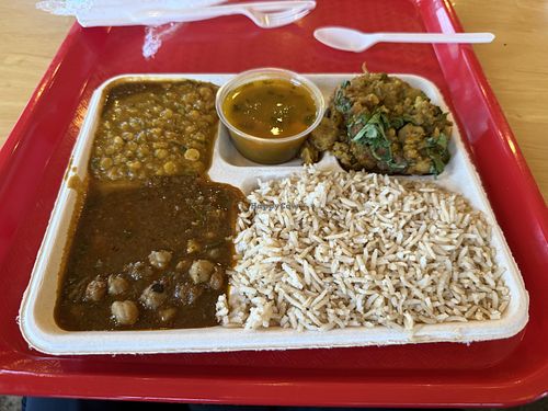   at Samosa House in Santa Monica