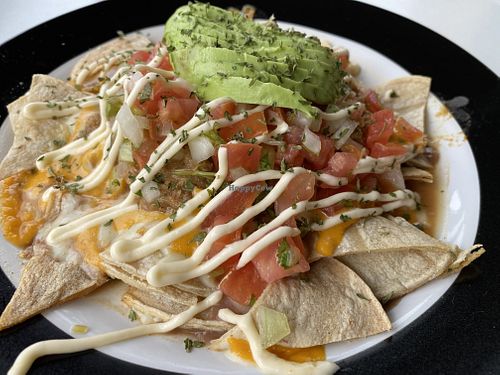 Nachos at De Aca in San Jose