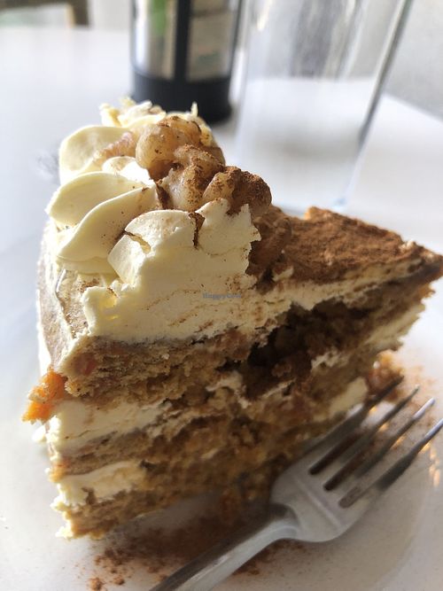 Carrot cake   at De Aca in San Jose
