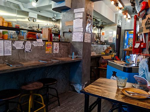 Inside of Ohms Cafe & Bar at Ohms Cafe & Bar in Hong Kong Island