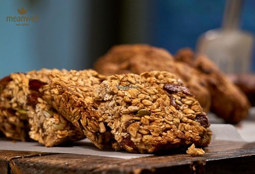 Granola bar in Meanwell's Peckish cafe at Peckish Cafe in Ennis