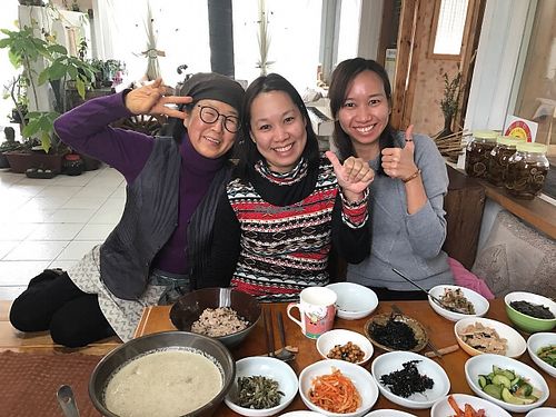 This is the korea female owner, very friendly  at Jayeonneuro in Jeju