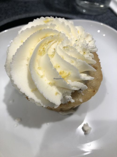 Lemon Lavender Cupcake  at Blondie's Vegan in Boynton Beach