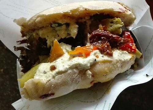 axel burger at Vegan Kiosk in Bratislava