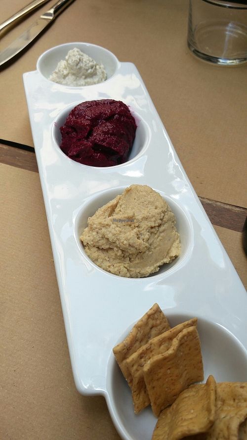 Hummus at Organic's in Sevilla
